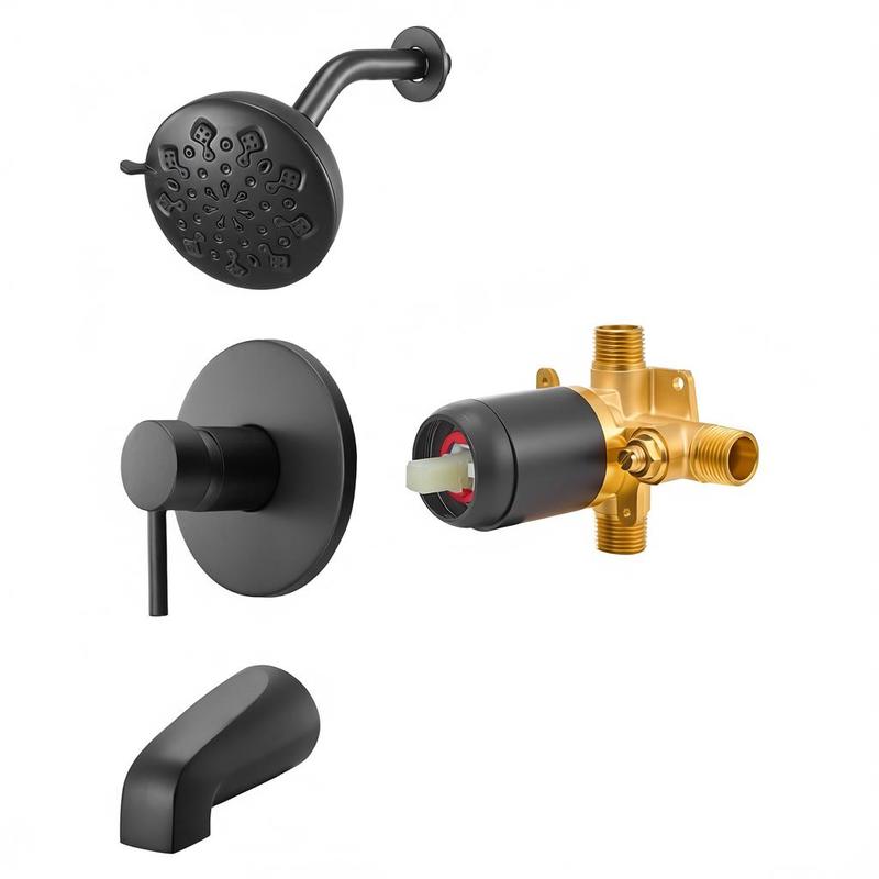 Tub and Shower Faucet Set, Com - Setting Spray บทวิจารณ์และราคา
