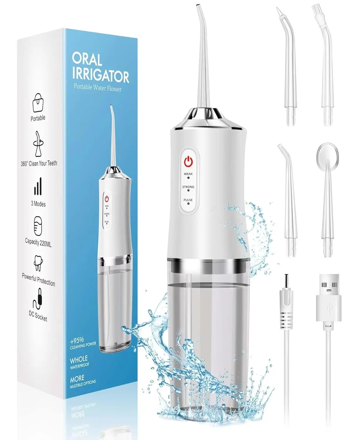 Oral Irrigator Portable Water  - Micellar Water Cleanser บทวิจารณ์และราคา