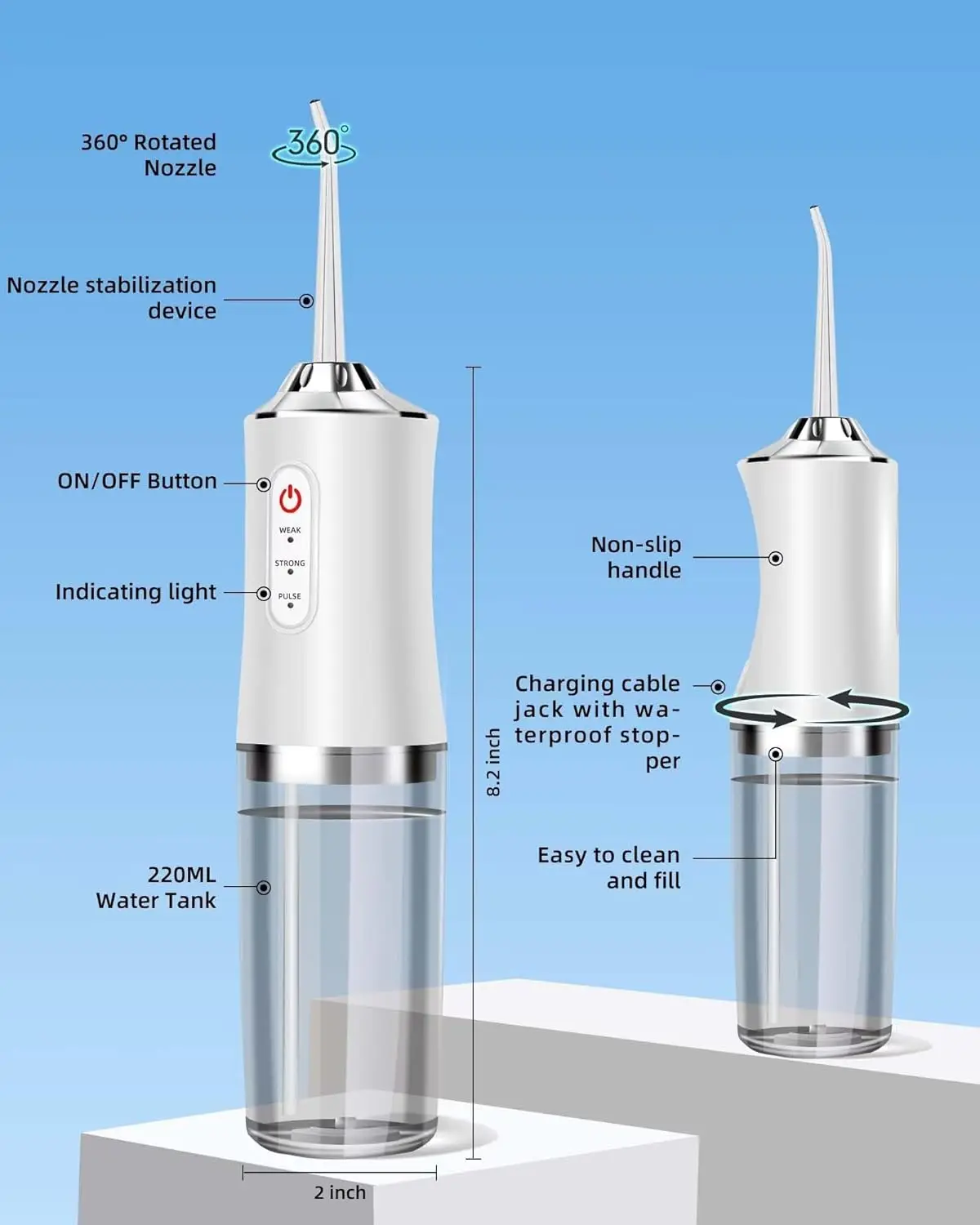 Oral Irrigator Portable Water  - Micellar Water Cleanser บทวิจารณ์และราคา