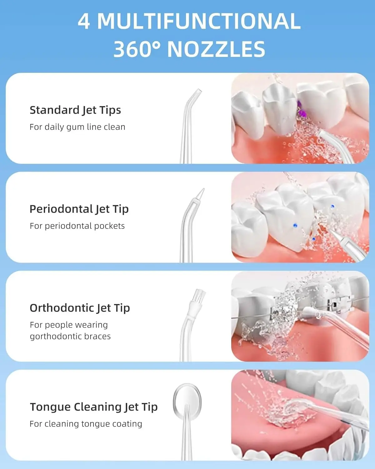 Oral Irrigator Portable Water  - Micellar Water Cleanser บทวิจารณ์และราคา