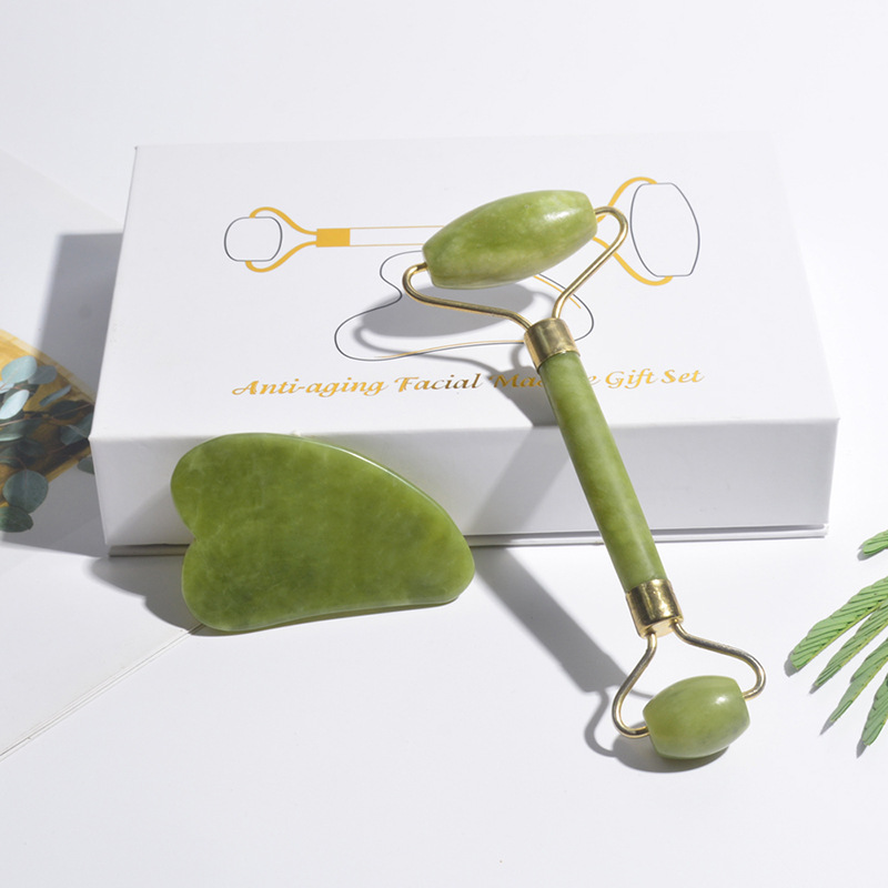 Natural Jade Roller Face Gua S - Jade Roller Gua Sha บทวิจารณ์และราคา