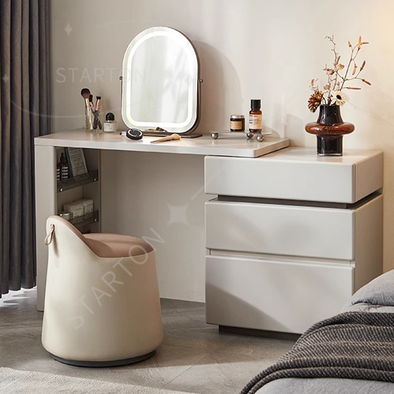 Mirror Makeup Bedroom Drawers  - Beauty Without Makeup บทวิจารณ์และราคา